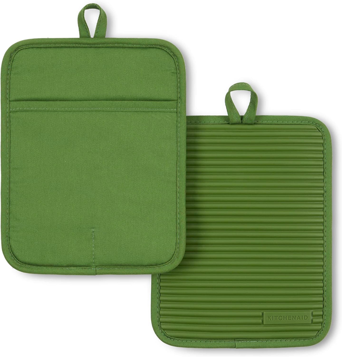 Ribbed Soft Silicone Pot Holder Set, Pot Holders, Oven Mitts, Silicone Pot Holders -2 Pcs Ribbed Soft Silicone Pot Holder Set, Pot Holders, Oven Mitts, Silicone Pot Holders -2 Pcs